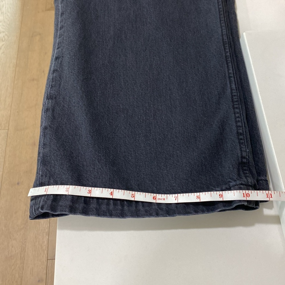 Aritzia Black Wide Leg Flared Jeans - Picture 12 of 13